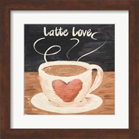 Latte Love Square Fine Art Print