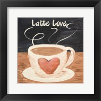 Latte Love Square Fine Art Print
