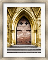 Golden Cathedral Door II Fine Art Print