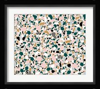 Teal Terrazo Fine Art Print