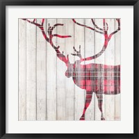 Red Rhizome Deer Fine Art Print