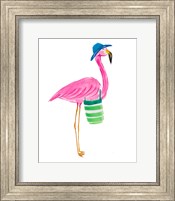 Beach Flamingo II Fine Art Print