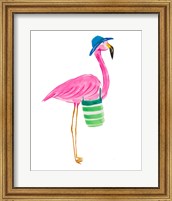 Beach Flamingo II Fine Art Print