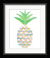 Punched Up Pineapple I Framed Print