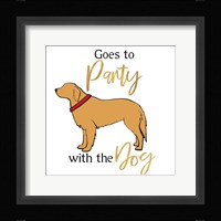 Puppy Positive III Framed Print