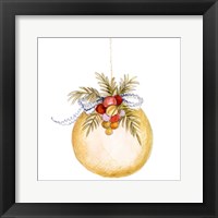 Holiday Ornament I Framed Print