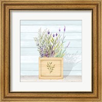 Lavender and Wood Square IV Fine Art Print