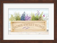 Lavender & Wood Planter Home Fine Art Print
