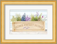 Lavender & Wood Planter Home Fine Art Print