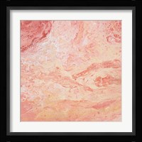 Modern Peach Flow II Framed Print