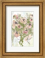 Blush and Green Floral Fine Art Print