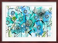 Blue Tone Garden Fine Art Print