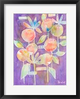 Bubble Blossoms on Violet Fine Art Print