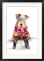 Stylish Airedale Terrier Fine Art Print