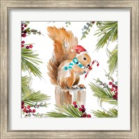 Holiday Squirrel Fine Art Print