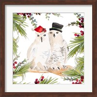 Holiday Owls Fine Art Print