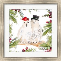 Holiday Owls Fine Art Print