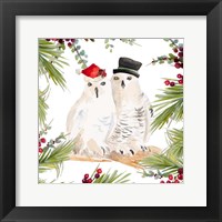 Holiday Owls Framed Print
