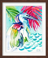 Happy Heron Fine Art Print