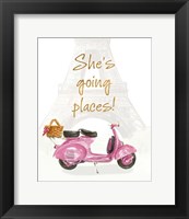 She's Going Places I Fine Art Print