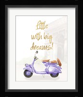 She's Going Places II Framed Print