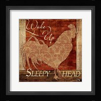 Wake Up Sleepy Head Framed Print
