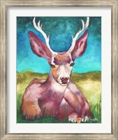 Buck In A Field I Fine Art Print