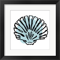 Coastal Contours I Framed Print