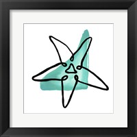 Coastal Contours II Framed Print