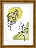 Tropical Palm Contours I Fine Art Print