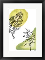 Tropical Palm Contours I Fine Art Print