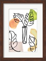 Tropical Palm Contours II Fine Art Print