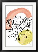 Modern Floral Line II Fine Art Print