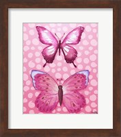 Butterfly Duo in Pink Fine Art Print