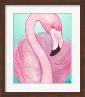 Flamingo Portrait Fine Art Print