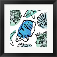 Coastal Contours Fusion III Framed Print