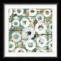 White Spheres I Framed Print