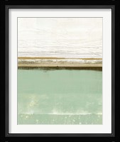 Familiar Feeling Green And Beige Fine Art Print
