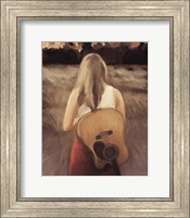 Traveling With My Guitar Fine Art Print