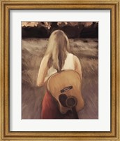 Traveling With My Guitar Fine Art Print