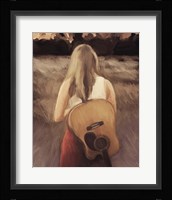Traveling With My Guitar Fine Art Print