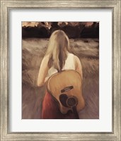 Traveling With My Guitar Fine Art Print