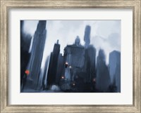 Foggy Evening in the City Fine Art Print