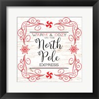 North Peppermint Pole I Framed Print