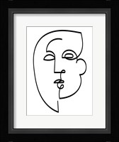 Linear Character I Framed Print