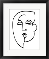 Linear Character I Framed Print