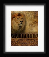 Elegant Safari IV (Lion) Fine Art Print