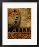 Elegant Safari IV (Lion) Fine Art Print