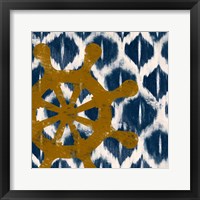 Nautical Ikat II Fine Art Print