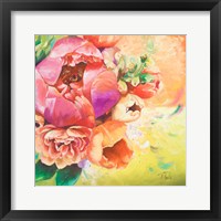 Beautiful Bouquet of Peonies I Framed Print
